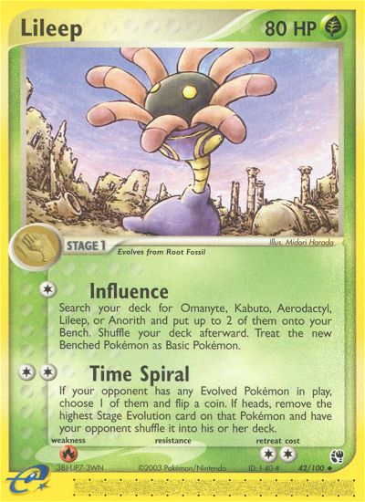 Lileep (42/100) [EX: Sandstorm] - Card Brawlers | Quebec | Canada | Yu-Gi-Oh!