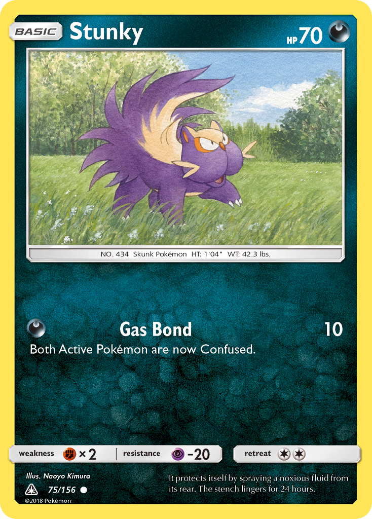 Stunky (75/156) [Sun & Moon: Ultra Prism] - Card Brawlers | Quebec | Canada | Yu-Gi-Oh!