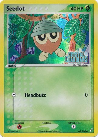 Seedot (60/100) (Stamped) [EX: Crystal Guardians] - Card Brawlers | Quebec | Canada | Yu-Gi-Oh!