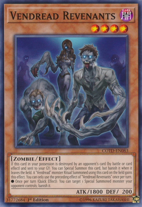 Vendread Revenants [COTD-EN083] Common - Yu-Gi-Oh! - Card Brawlers | Quebec | Canada |