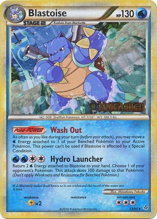 Blastoise (13/95) (Prerelease Promo) [HeartGold & SoulSilver: Black Star Promos] - Card Brawlers | Quebec | Canada | Yu-Gi-Oh!