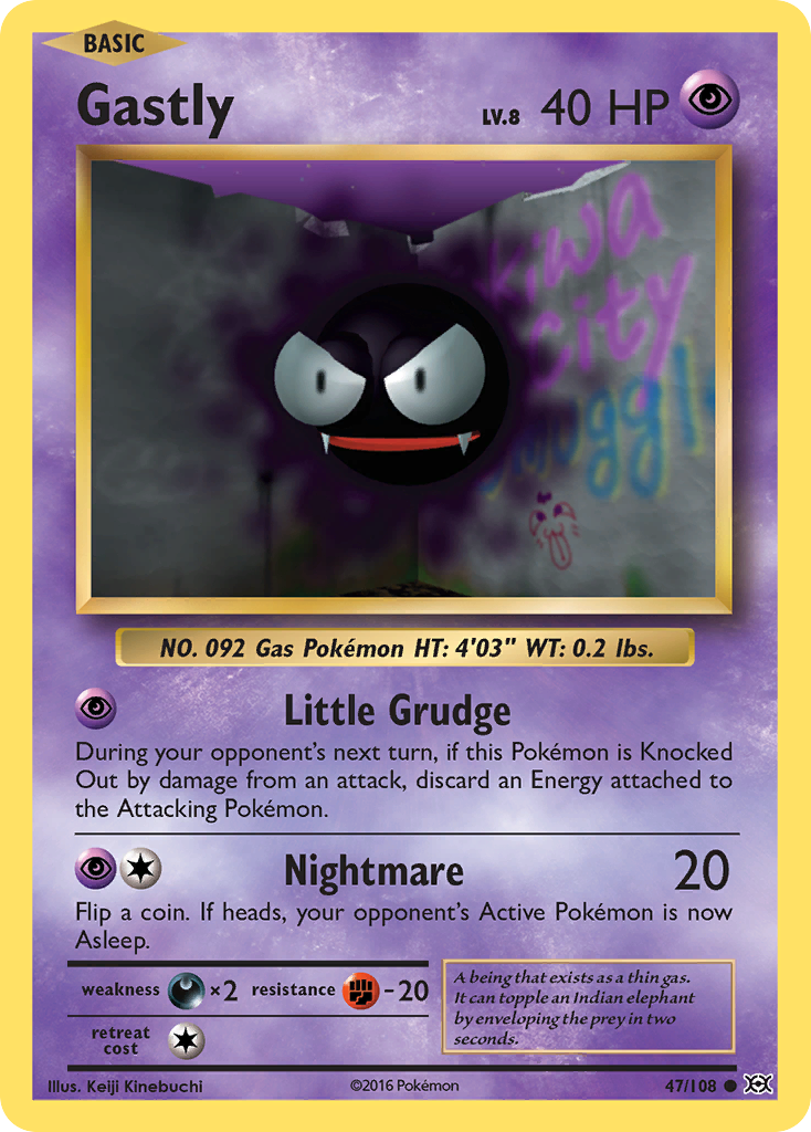 Gastly (47/108) [XY: Evolutions] - Card Brawlers | Quebec | Canada | Yu-Gi-Oh!