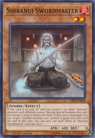 Shiranui Swordmaster [SAST-EN018] Common - Card Brawlers | Quebec | Canada | Yu-Gi-Oh!