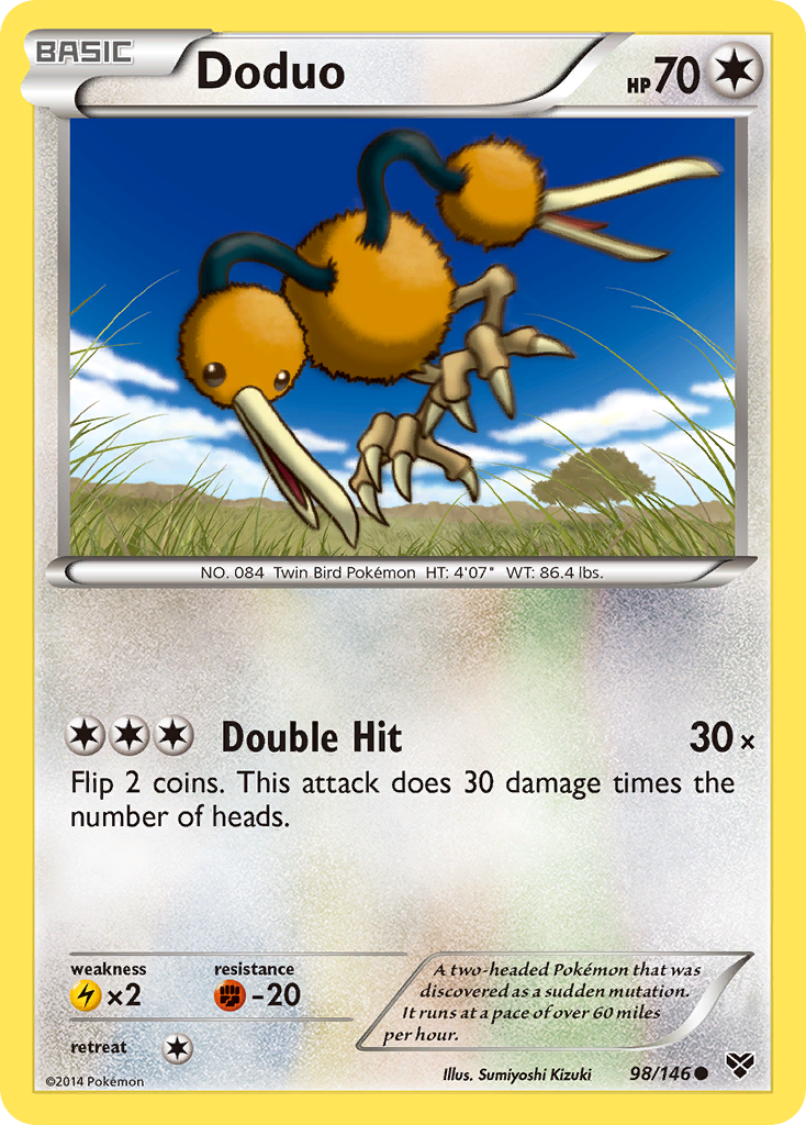 Doduo (98/146) [XY: Base Set] - Card Brawlers | Quebec | Canada | Yu-Gi-Oh!