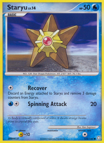 Staryu (122/146) [Diamond & Pearl: Legends Awakened] - Card Brawlers | Quebec | Canada | Yu-Gi-Oh!