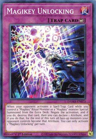 Magikey Unlocking [DAMA-EN073] Common - Card Brawlers | Quebec | Canada | Yu-Gi-Oh!