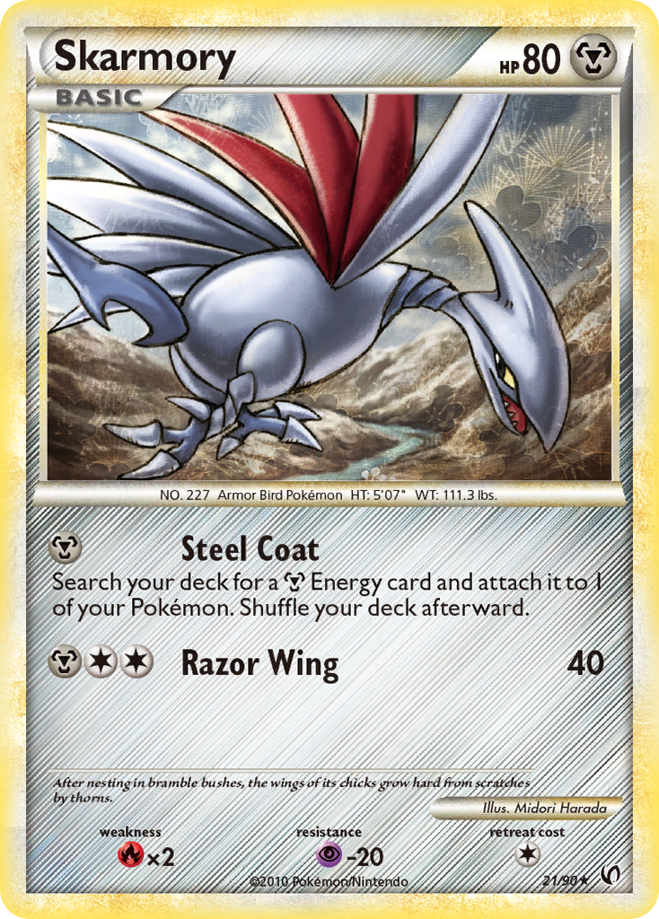Skarmory (21/90) [HeartGold & SoulSilver: Undaunted] - Card Brawlers | Quebec | Canada | Yu-Gi-Oh!