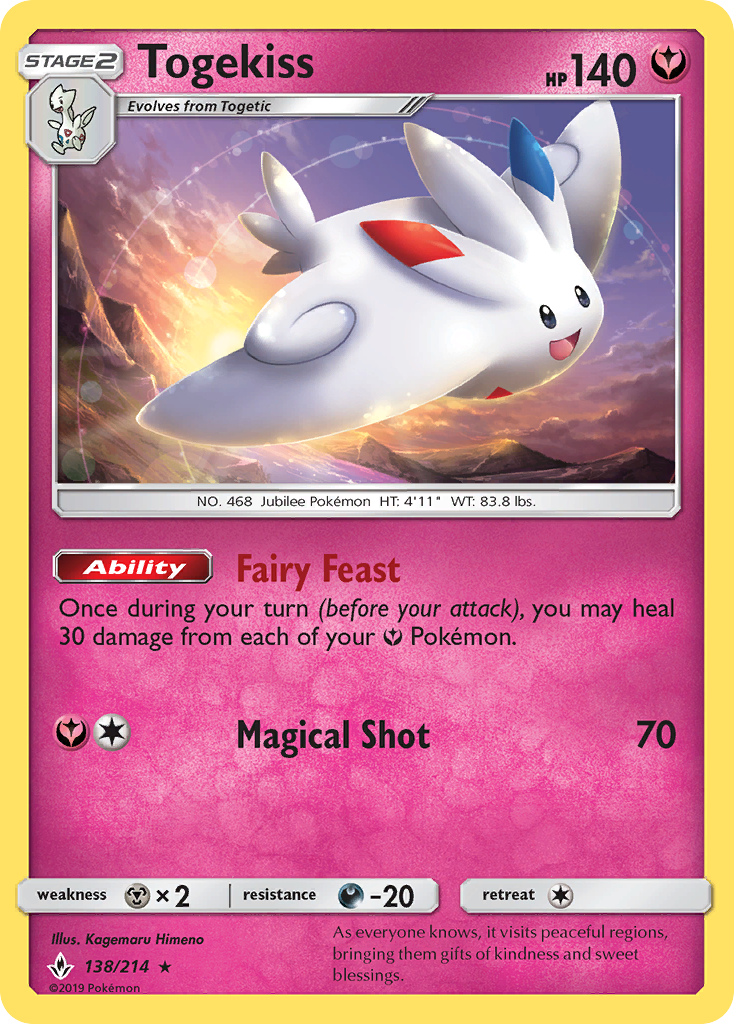 Togekiss (138/214) [Sun & Moon: Unbroken Bonds] - Card Brawlers | Quebec | Canada | Yu-Gi-Oh!