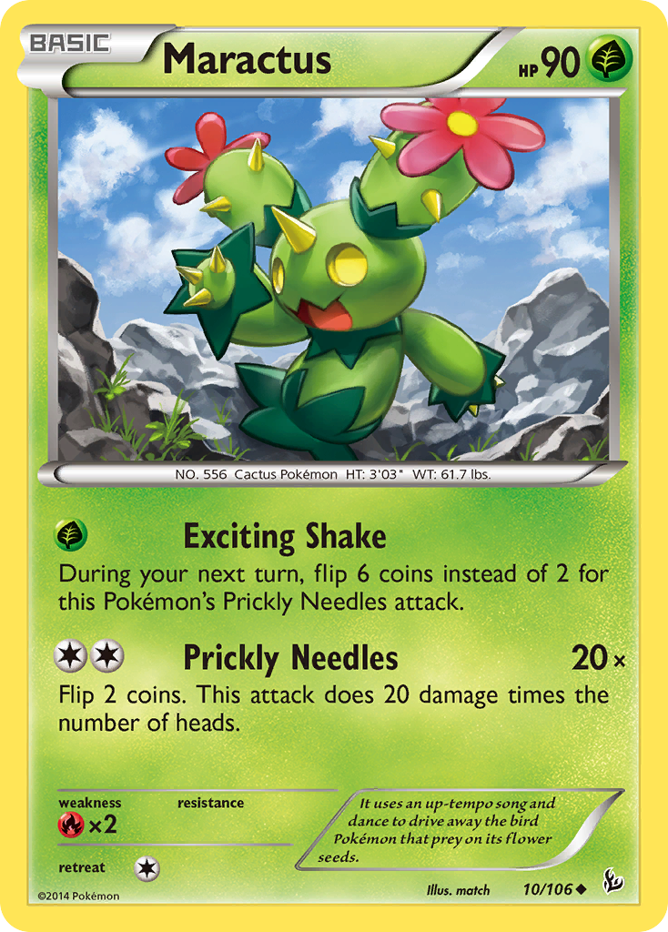Maractus (10/106) [XY: Flashfire] - Card Brawlers | Quebec | Canada | Yu-Gi-Oh!