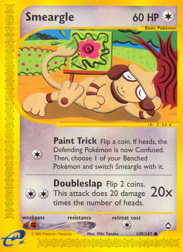 Smeargle (109/147) [Aquapolis] - Card Brawlers | Quebec | Canada | Yu-Gi-Oh!
