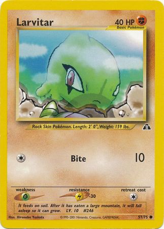 Larvitar (57/75) [Neo Discovery Unlimited] - Card Brawlers | Quebec | Canada | Yu-Gi-Oh!