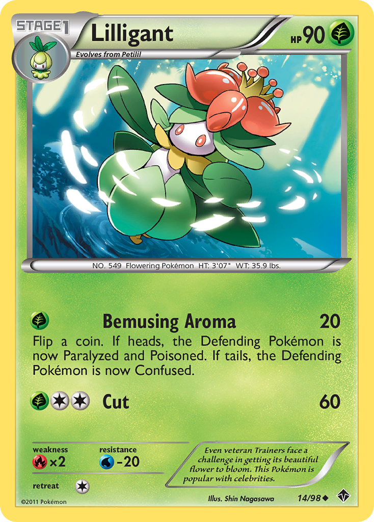 Lilligant (14/98) [Black & White: Emerging Powers] - Card Brawlers | Quebec | Canada | Yu-Gi-Oh!