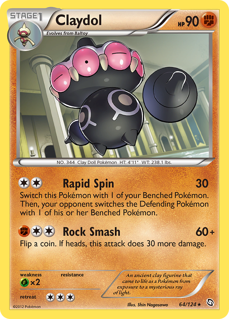 Claydol (64/124) [Black & White: Dragons Exalted] - Card Brawlers | Quebec | Canada | Yu-Gi-Oh!