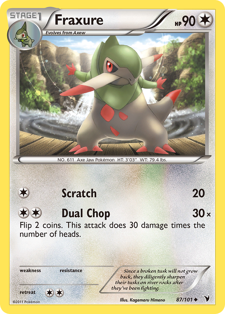 Fraxure (87/101) [Black & White: Noble Victories] - Card Brawlers | Quebec | Canada | Yu-Gi-Oh!