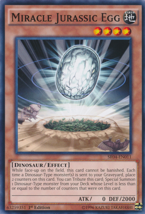 Miracle Jurassic Egg [SR04-EN011] Common - Card Brawlers | Quebec | Canada | Yu-Gi-Oh!