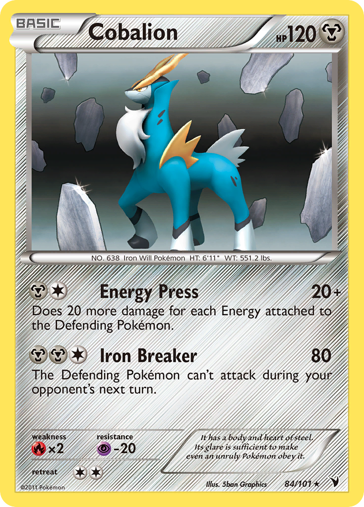 Cobalion (84/101) [Black & White: Noble Victories] - Card Brawlers | Quebec | Canada | Yu-Gi-Oh!