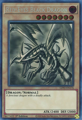 Red-Eyes Black Dragon [GFP2-EN176] Ghost Rare - Card Brawlers | Quebec | Canada | Yu-Gi-Oh!
