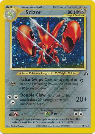 Scizor (10/75) [Neo Discovery Unlimited] - Card Brawlers | Quebec | Canada | Yu-Gi-Oh!