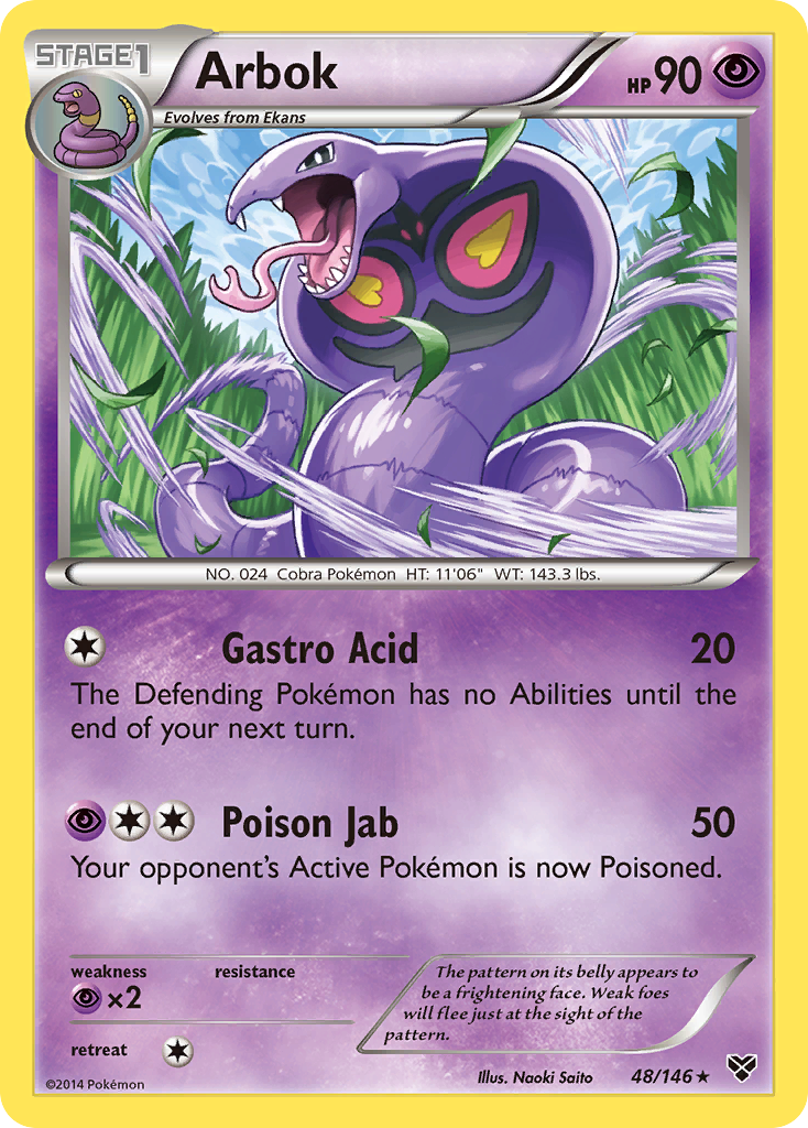 Arbok (48/146) [XY: Base Set] - Card Brawlers | Quebec | Canada | Yu-Gi-Oh!