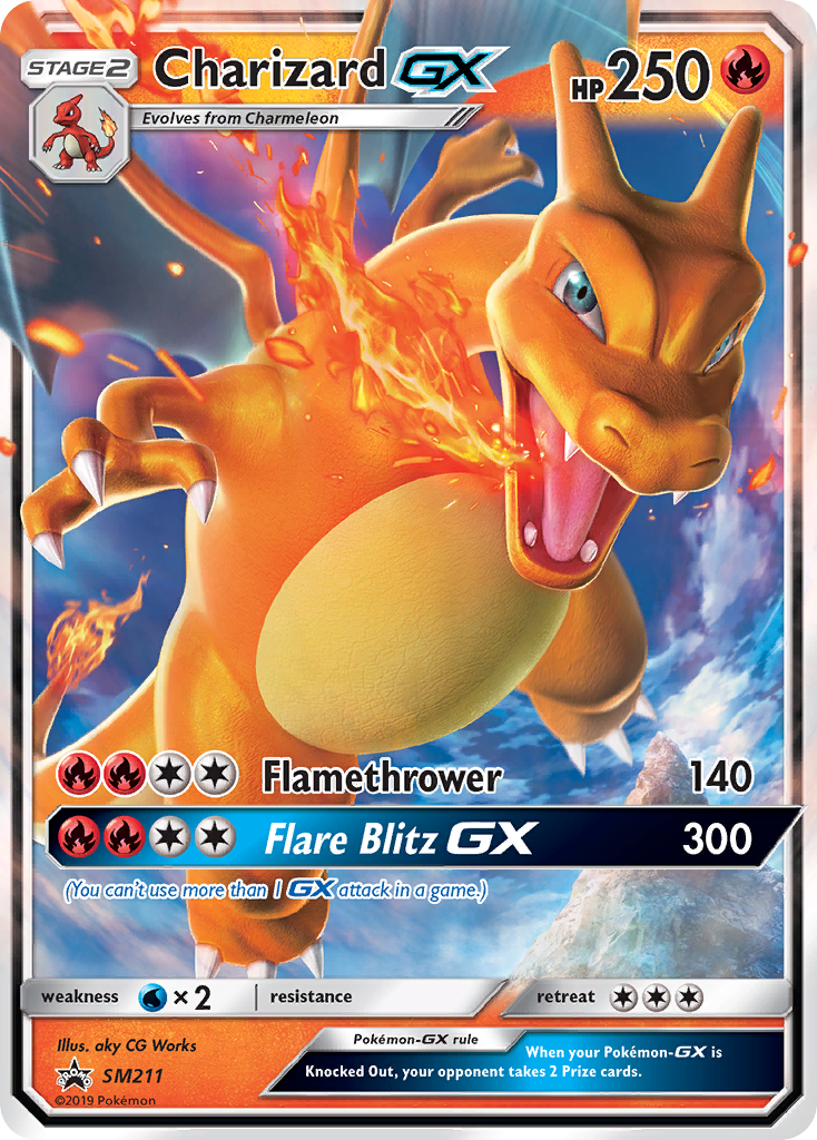Charizard GX (SM211) [Sun & Moon: Black Star Promos] - Card Brawlers | Quebec | Canada | Yu-Gi-Oh!