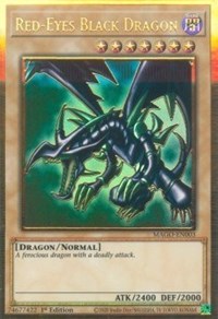 Red-Eyes Black Dragon [MAGO-EN003] Gold Rare - Card Brawlers | Quebec | Canada | Yu-Gi-Oh!