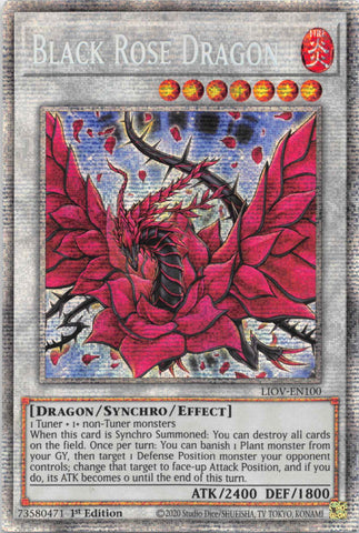 Black Rose Dragon [LIOV-EN100] Starlight Rare - Card Brawlers | Quebec | Canada | Yu-Gi-Oh!