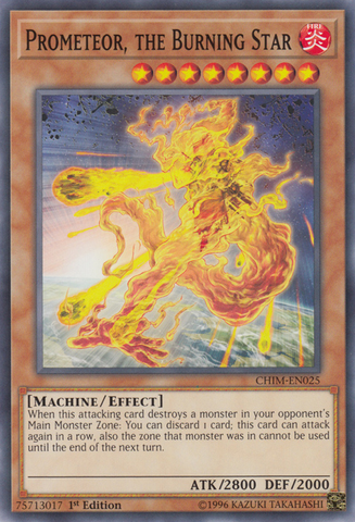 Prometeor, the Burning Star [CHIM-EN025] Common - Card Brawlers | Quebec | Canada | Yu-Gi-Oh!