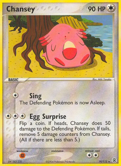 Chansey (19/112) [EX: FireRed & LeafGreen] - Card Brawlers | Quebec | Canada | Yu-Gi-Oh!