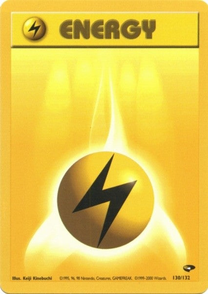 Lightning Energy (130/132) [Gym Challenge Unlimited] - Card Brawlers | Quebec | Canada | Yu-Gi-Oh!