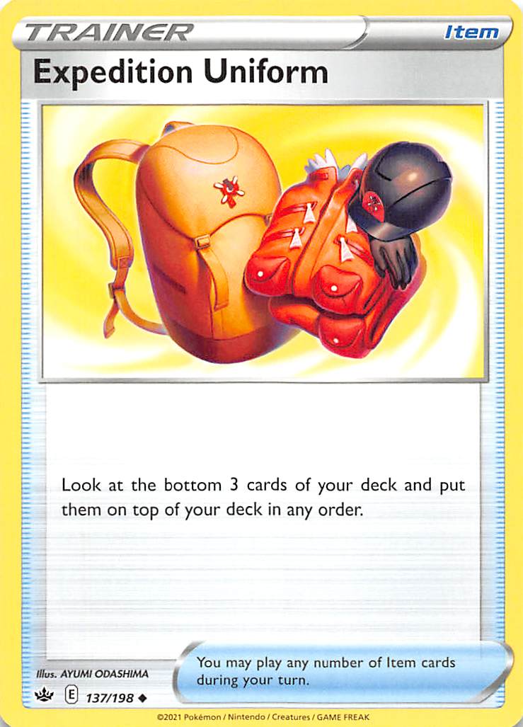 Expedition Uniform (137/198) [Sword & Shield: Chilling Reign] - Card Brawlers | Quebec | Canada | Yu-Gi-Oh!