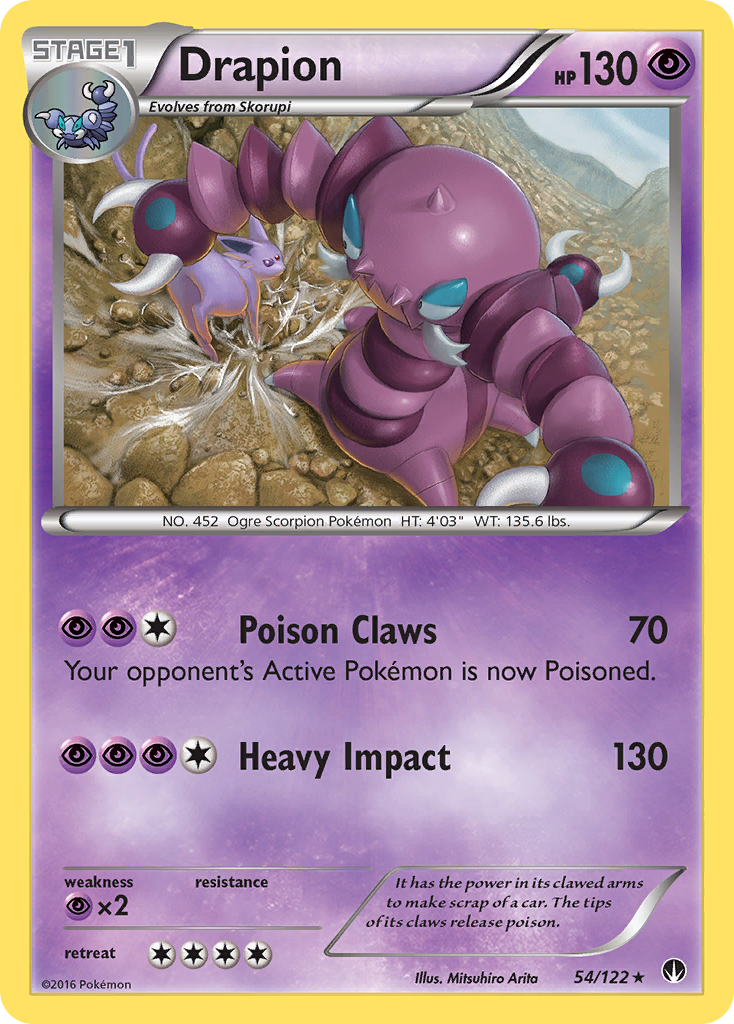 Drapion (54/122) [XY: BREAKpoint] - Card Brawlers | Quebec | Canada | Yu-Gi-Oh!