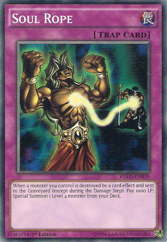 Soul Rope [YGLD-ENB39] Common - Yu-Gi-Oh! - Card Brawlers | Quebec | Canada |