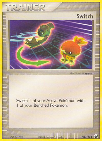 Switch (102/112) [EX: FireRed & LeafGreen] - Card Brawlers | Quebec | Canada | Yu-Gi-Oh!