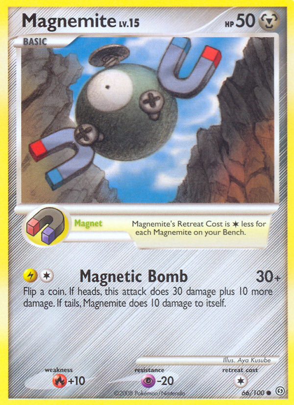 Magnemite (66/100) [Diamond & Pearl: Stormfront] - Card Brawlers | Quebec | Canada | Yu-Gi-Oh!