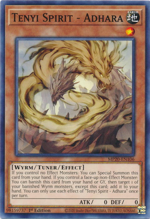 Tenyi Spirit - Adhara [MP20-EN106] Common - Card Brawlers | Quebec | Canada | Yu-Gi-Oh!