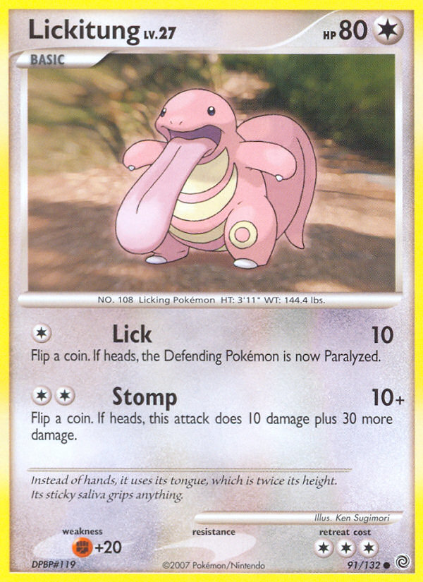 Lickitung (91/132) [Diamond & Pearl: Secret Wonders] - Card Brawlers | Quebec | Canada | Yu-Gi-Oh!