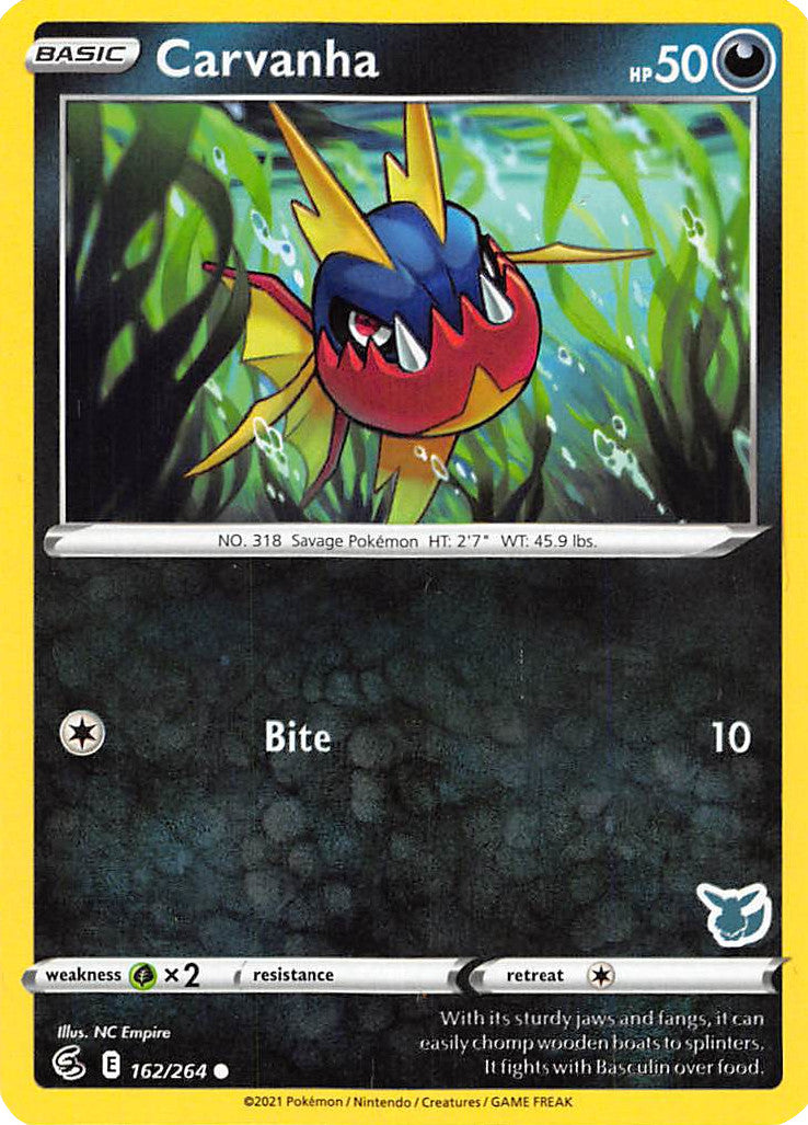 Carvanha (162/264) (Eevee Deck) [Battle Academy 2022] - Card Brawlers | Quebec | Canada | Yu-Gi-Oh!