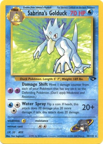 Sabrina's Golduck (30/132) [Gym Challenge Unlimited] - Card Brawlers | Quebec | Canada | Yu-Gi-Oh!