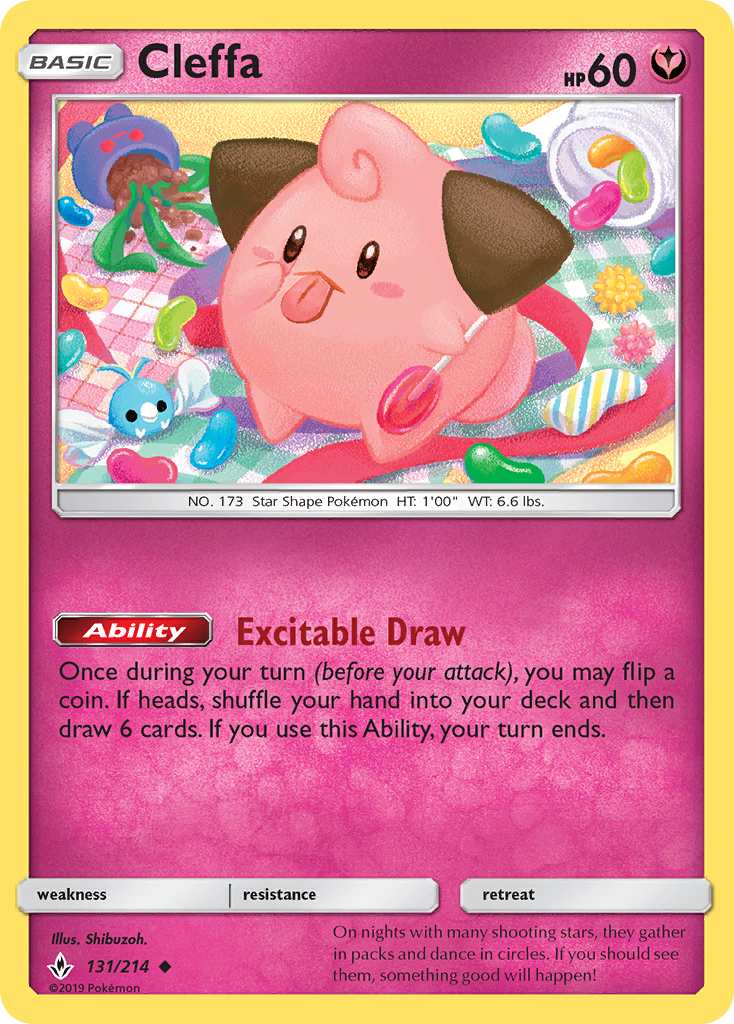 Cleffa (131/214) [Sun & Moon: Unbroken Bonds] - Card Brawlers | Quebec | Canada | Yu-Gi-Oh!