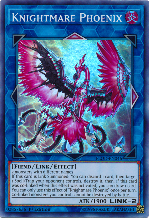 Knightmare Phoenix [FLOD-EN046] Super Rare - Card Brawlers | Quebec | Canada | Yu-Gi-Oh!