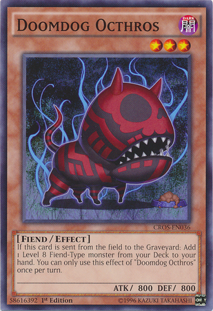 Doomdog Octhros [CROS-EN036] Common - Yu-Gi-Oh! - Card Brawlers | Quebec | Canada |