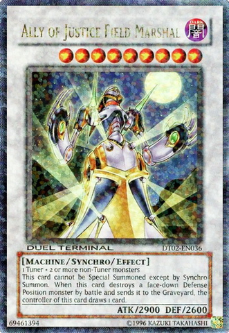 Ally of Justice Field Marshal [DT02-EN036] Ultra Rare - Card Brawlers | Quebec | Canada | Yu-Gi-Oh!