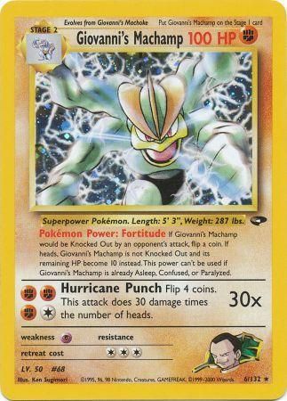 Giovanni's Machamp (6/132) [Gym Challenge Unlimited] - Card Brawlers | Quebec | Canada | Yu-Gi-Oh!