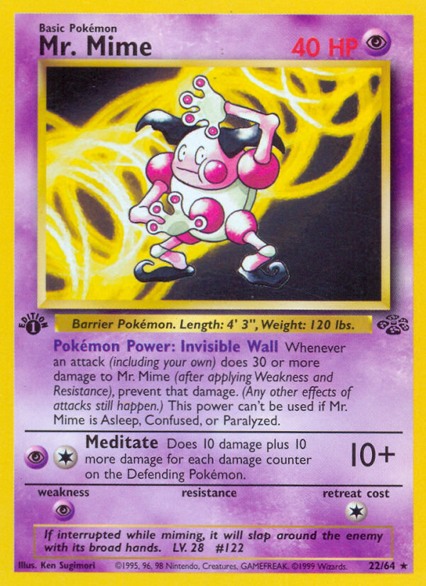 Mr. Mime (22/64) [Jungle 1st Edition] - Card Brawlers | Quebec | Canada | Yu-Gi-Oh!