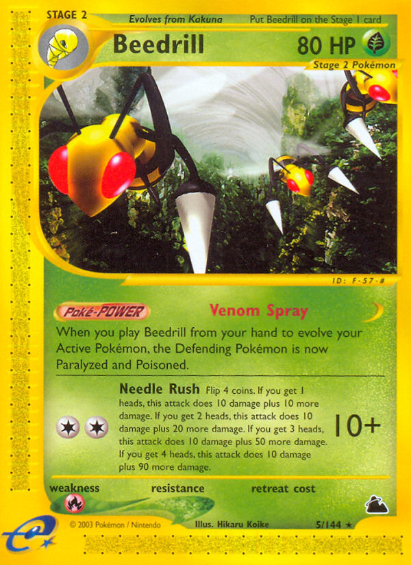 Beedrill (5/144) [Skyridge] - Card Brawlers | Quebec | Canada | Yu-Gi-Oh!