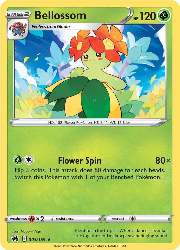 Bellossom (003/159) [Sword & Shield: Crown Zenith] - Card Brawlers | Quebec | Canada | Yu-Gi-Oh!