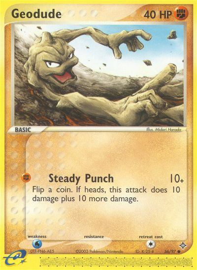 Geodude (56/97) [EX: Dragon] - Card Brawlers | Quebec | Canada | Yu-Gi-Oh!