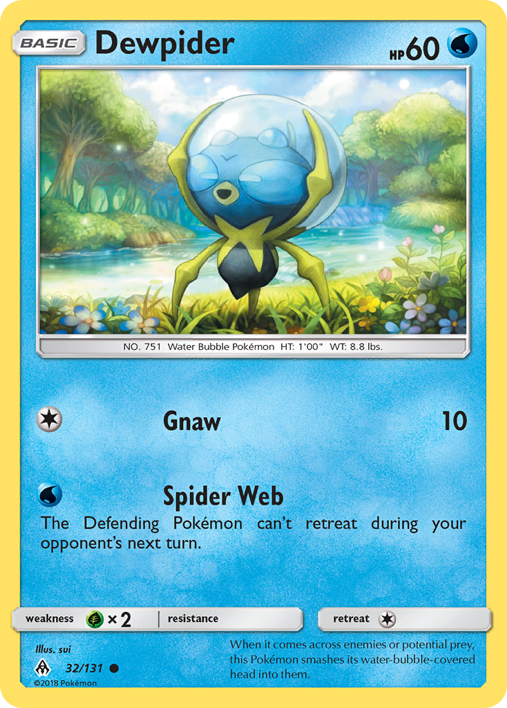 Dewpider (32/131) [Sun & Moon: Forbidden Light] - Card Brawlers | Quebec | Canada | Yu-Gi-Oh!