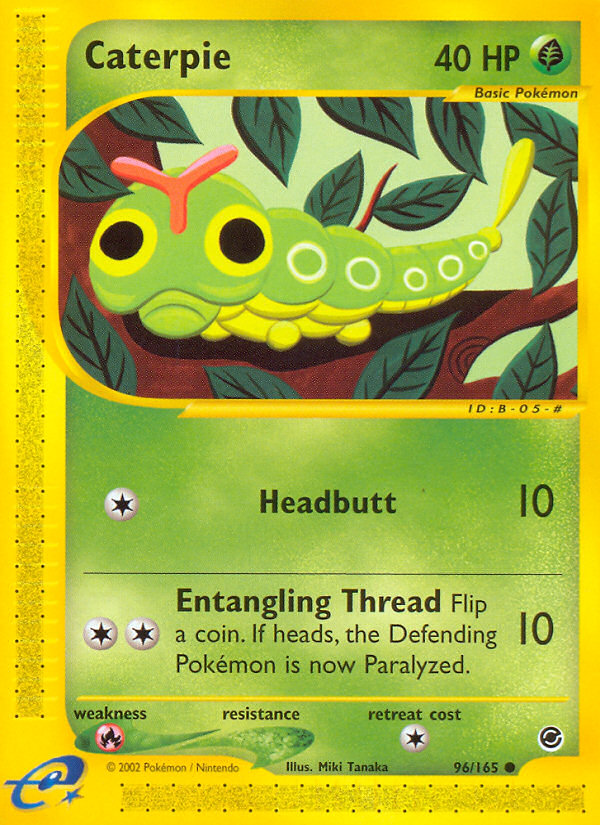 Caterpie (96/165) [Expedition: Base Set] - Card Brawlers | Quebec | Canada | Yu-Gi-Oh!