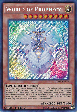 World of Prophecy [MP14-EN081] Secret Rare - Yu-Gi-Oh! - Card Brawlers | Quebec | Canada |